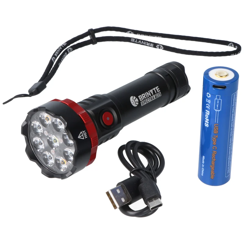 Brinyte Spectra T5X – Jagdtaschenlampe mit Farbwechselfunktion