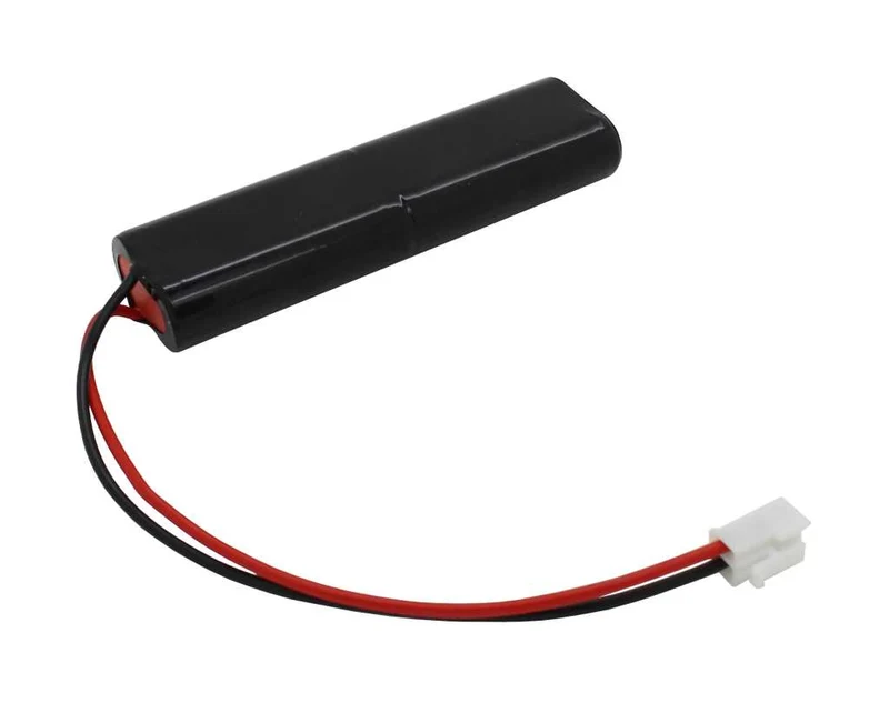 AccuCell Notleuchtenakku NiMH 4,8V 1500mAh L2x2 Mignon AA mit 150mm Kabel und Stecker