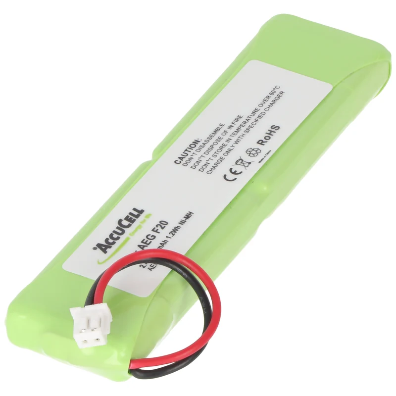 AccuCell Akku passend für Philips Monolith M9951B/01 2,4 Volt Akkupack für Monolith M9951B/01, fertiger Akkupack mit Kabel und Stecker