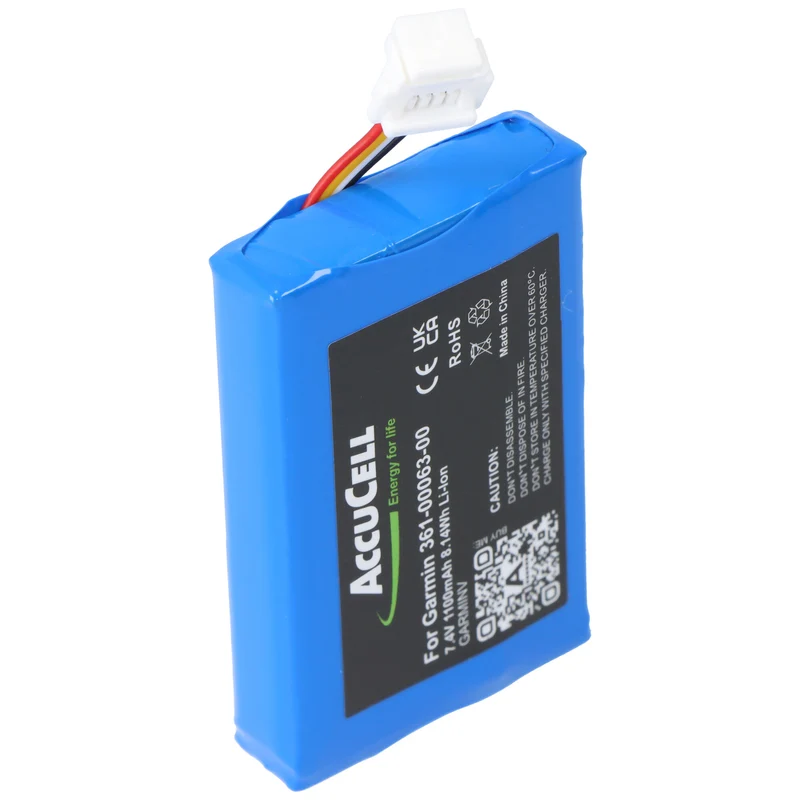 AccuCell Akku kompatibel für Garmin 361-00063-00, Garmin Motorrad BMW Navigator V, 7,4 Volt 920mAh