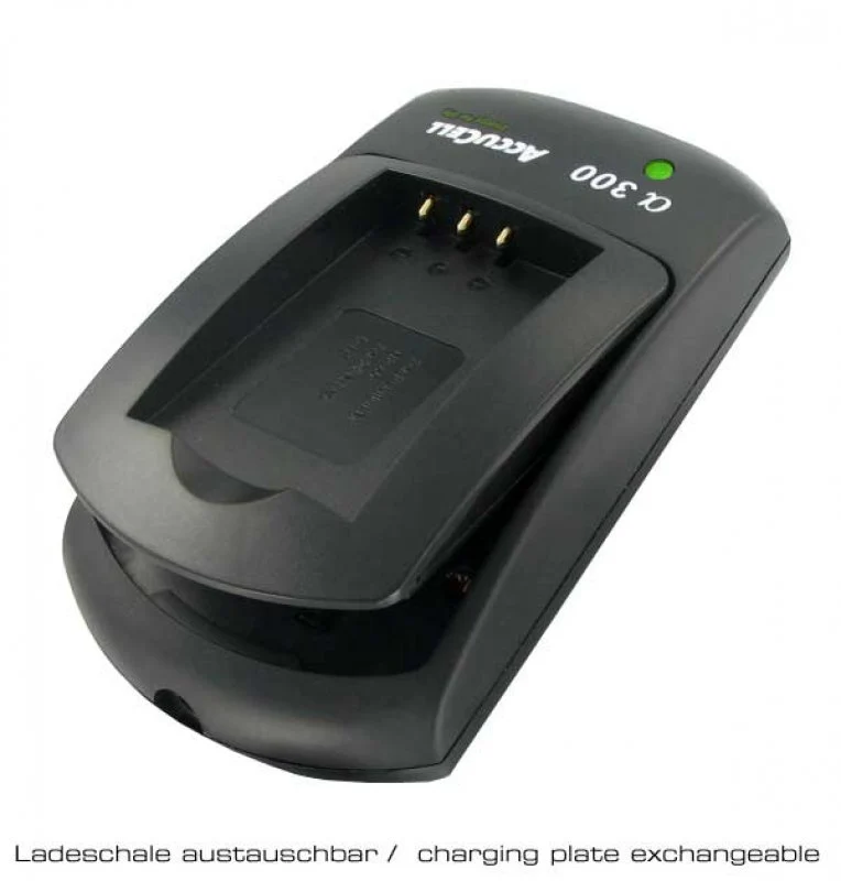 AccuCell Schnell-Ladegerät passend für Kodak Klic-7005 Akku