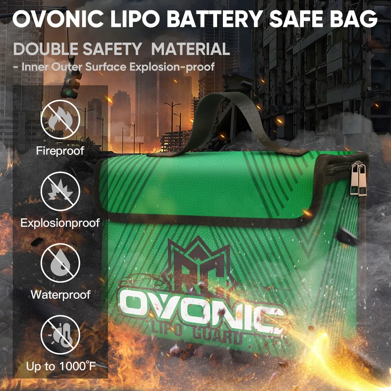 Ovonic Lipo Safe Bag feuerfeste Tasche für Lipo-Akkus