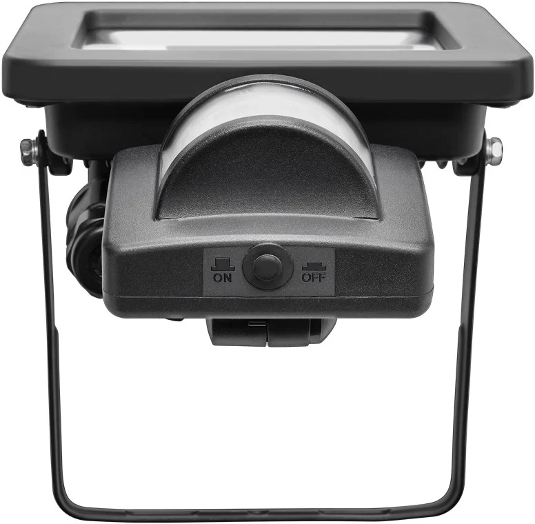 Goobay LED-Außenstrahler, 10 W, mit Bewegungsmelder - mit 850 lm, neutralweißem Licht (4000 K), PIR-Sensor mit ON-/OFF-Funktion und M16-Kabelverschraubung, für den Außeneinsatz geeignet (IP44)