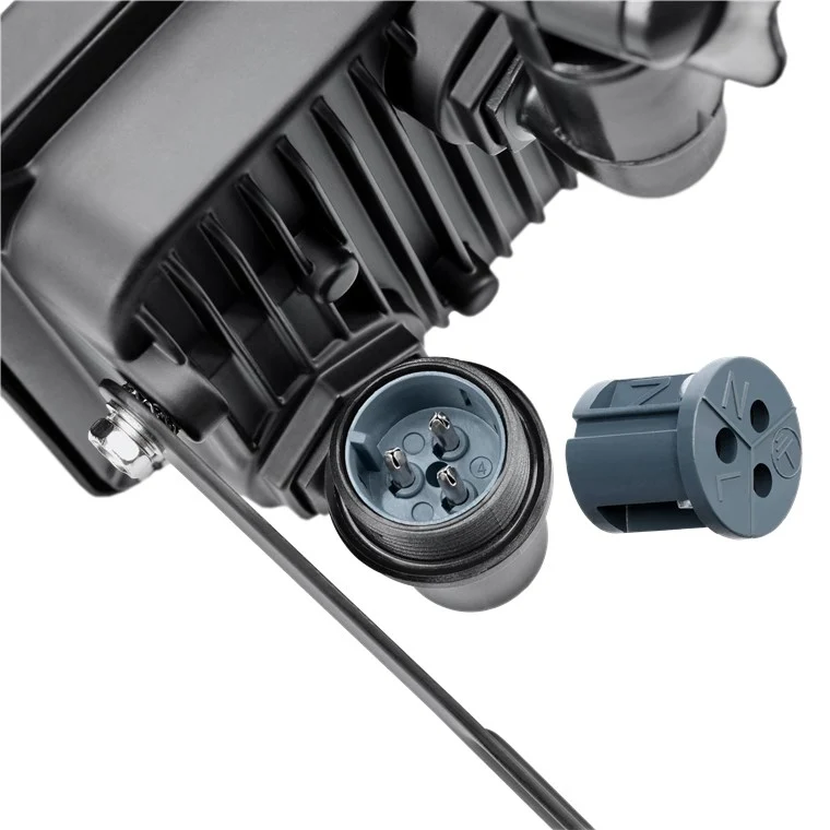 Goobay LED-Außenstrahler, 10 W, mit Bewegungsmelder - mit 850 lm, neutralweißem Licht (4000 K), PIR-Sensor mit ON-/OFF-Funktion und M16-Kabelverschraubung, für den Außeneinsatz geeignet (IP44)