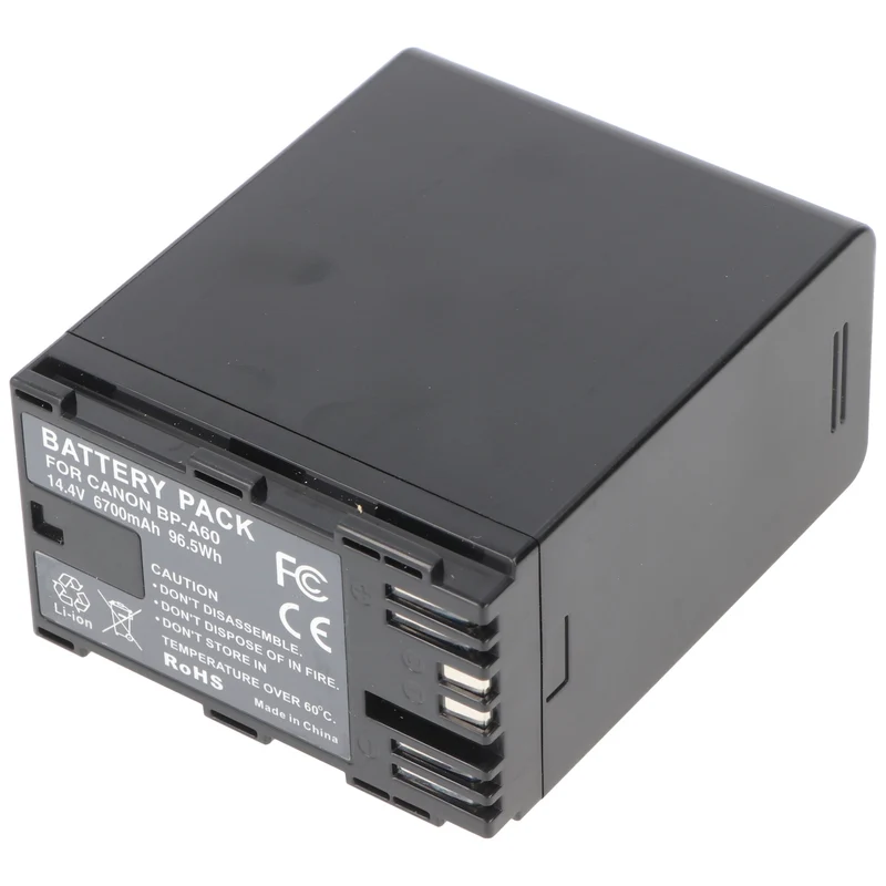 AccuCell Akku passend für Canon BP-A60, Li-ion, 14,4V, 6800mAh, 97,9Wh