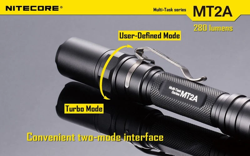 Nitecore MT2A LED Taschenlampe CREE XP-G2 R5 345 Lumen