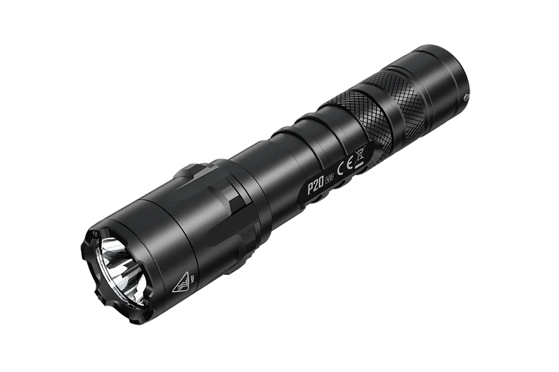 Nitecore P20 V2 LED-Taschenlampe, 1100 Lumen, taktische Taschenlampe, drei Benutzer-Modi, inklusive 2x CR123A Lithium Batterien
