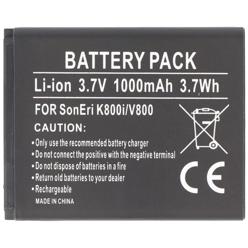 AccuCell Akku passend für Sony BST-33 Akku mit 1000mAh