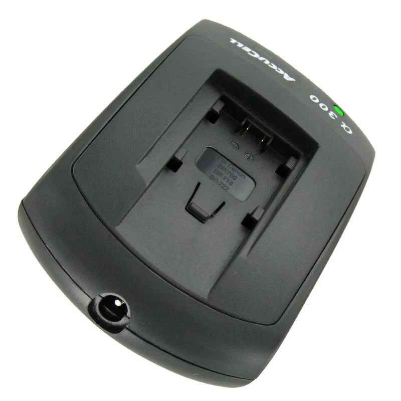 AccuCell Ladegerät passend für Canon BP-709 Akku, BP-718, BP-727, BP-745