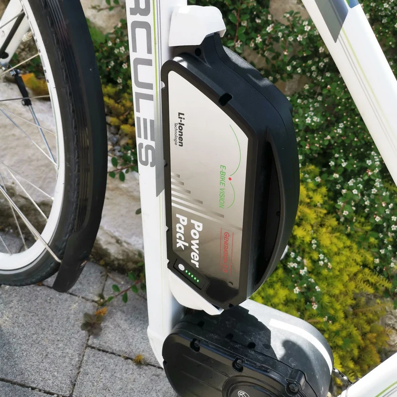E-Bike Vision Hochleistungs E-Bike Akku Bosch Classic Line 36 Volt 17Ah 612Wh, Unterrohr, Rahmen, 2. Generation