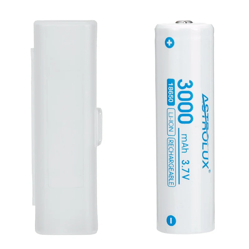4 x 3000 mAh 3,7 V 18650 Ungeschütztes Li-Ion Batterie Wiederaufladbare Lithium-Stromzelle 9,6 A Hochleistung