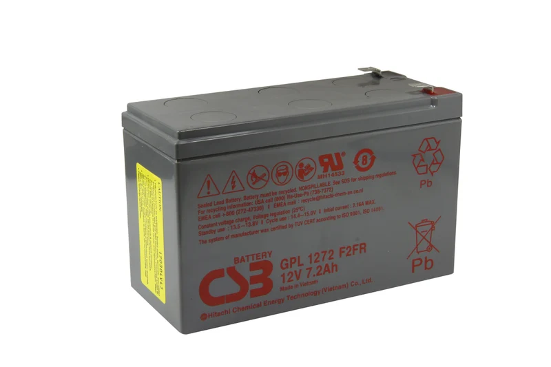 CSB Blei Akku GPL1272F2 12.0V 7.2Ah