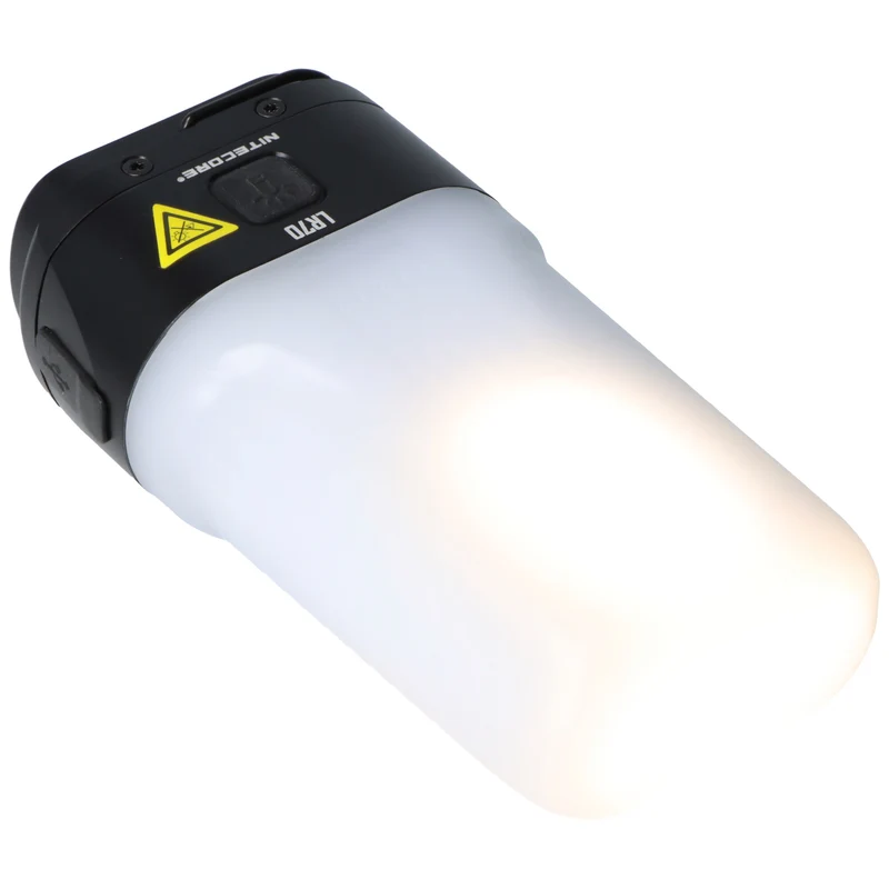 Nitecore LR70 LED-Taschenlampe, vereint Taschenlampe, Camping-Laterne und Powerbank in einem, max. 3000 Lumen Helligkeit