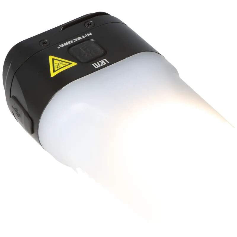 Nitecore LR70 LED-Taschenlampe, vereint Taschenlampe, Camping-Laterne und Powerbank in einem, max. 3000 Lumen Helligkeit