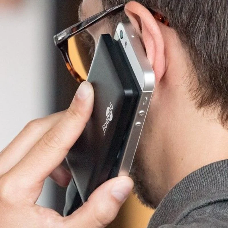 Goobay Powerbank mit Saugnäpfen für die Befestigung an der Rückseite Ihres Smartphones