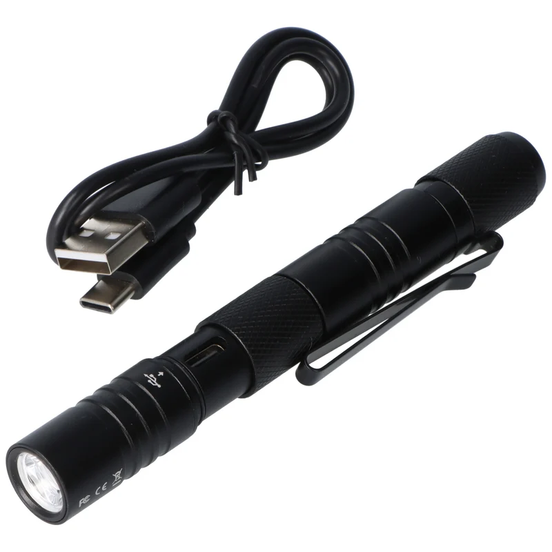Skywoods Stiftlampe FIX P4 – 350 Lumen, fokussierbar, USB-C
