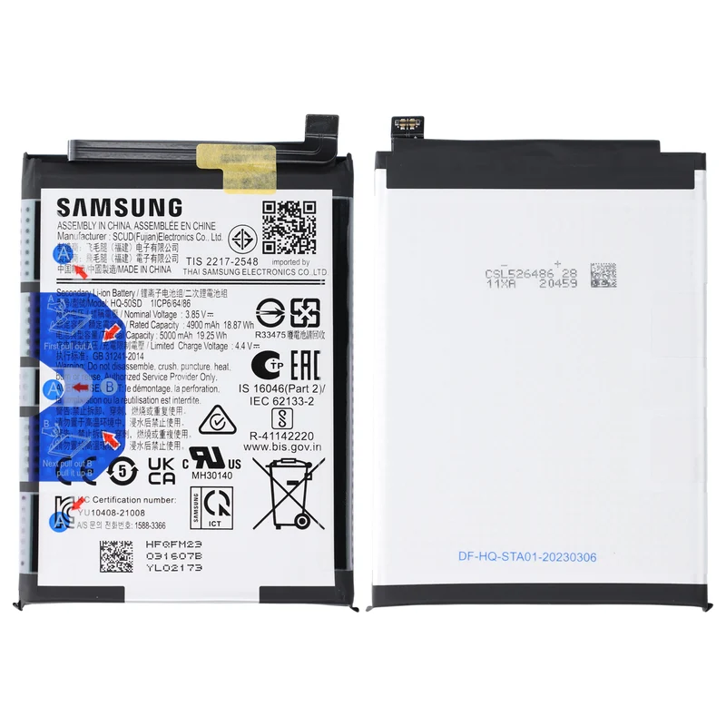 AccuCell Original Samsung Galaxy A14 / A04E Akku HQ-50SD 5000mAh Li-Ion