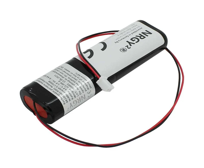 AccuCell Notleuchtenakku NiMH 4,8V 1800mAh L2x2 Mignon mit Kabel und Stecker ersetzt IL570008