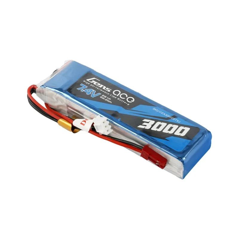 Gens Ace 3000mAh 7,4V 2S1P Lipo-Akkupack