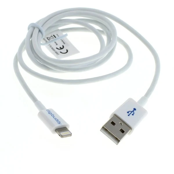 AccuCell Powerbank Li-Polymer mit 5000mAh, LED-Indikator, Micro-USB und USB-C Ausgang inklusive Apple iPhone USB Sync- und Ladekabel