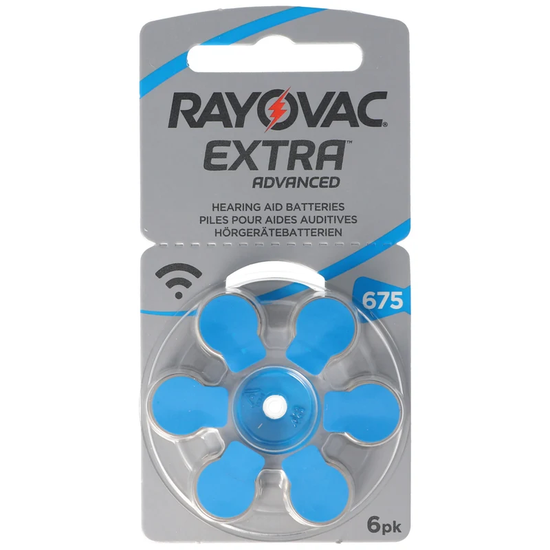 Rayovac Extra Advanced Hörgerätebatterie HA675, PR44, 4600, Acoustic Special
