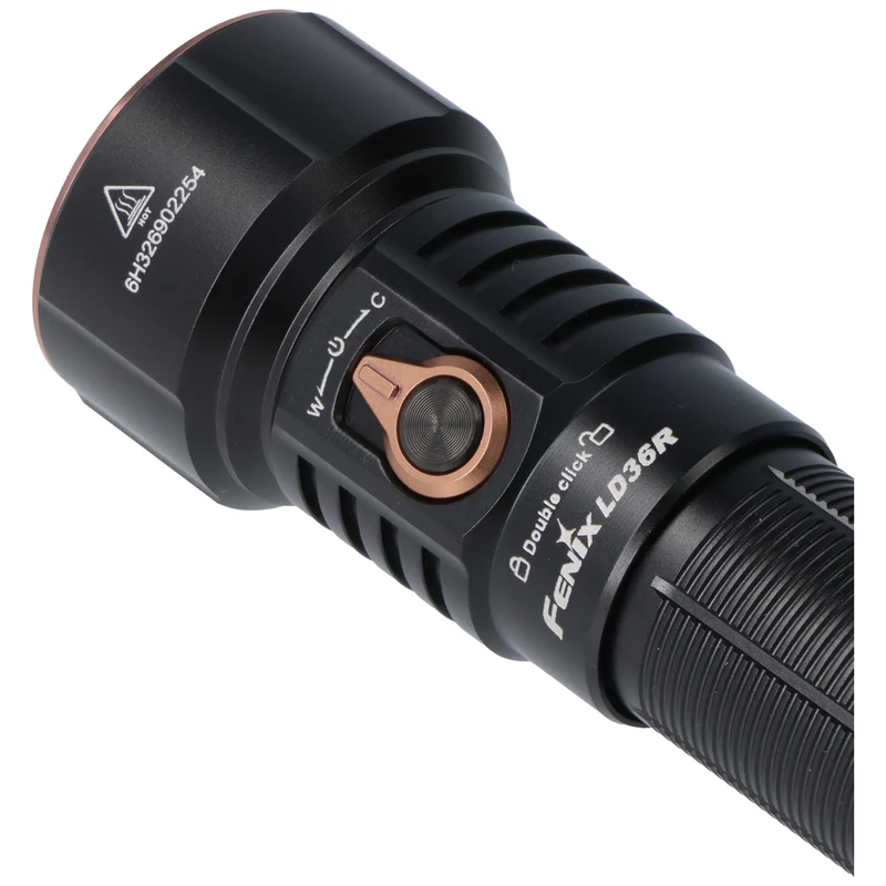 Fenix LD36R LED Taschenlampe – Weiß- & RGB-Licht, Schwarz, 3.600 Lumen
