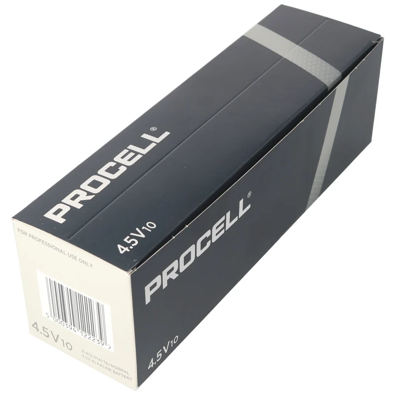 Duracell Procell Alkaline 4,5 V Flachbatterie, 3LR12 im Karton (10 St.)