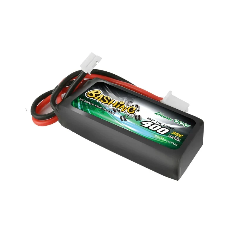 Gens Ace 400mAh 7,4V 2S1P 35C Lipo-Akkupack JST-PHR Plug