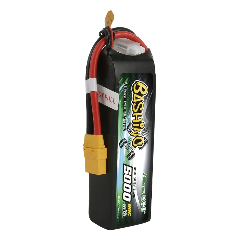 Gens Ace 5000mAh 14,8 V 4S1P 60C Lipo-Akku mit XT90 Plug-Bashing-Serie