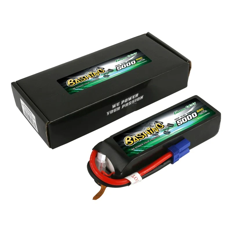 Gens Ace 5000 mAh 14,8 V 4S1P 60C Lipo-Akkupack mit EC5 Plug-Bashing-Serie