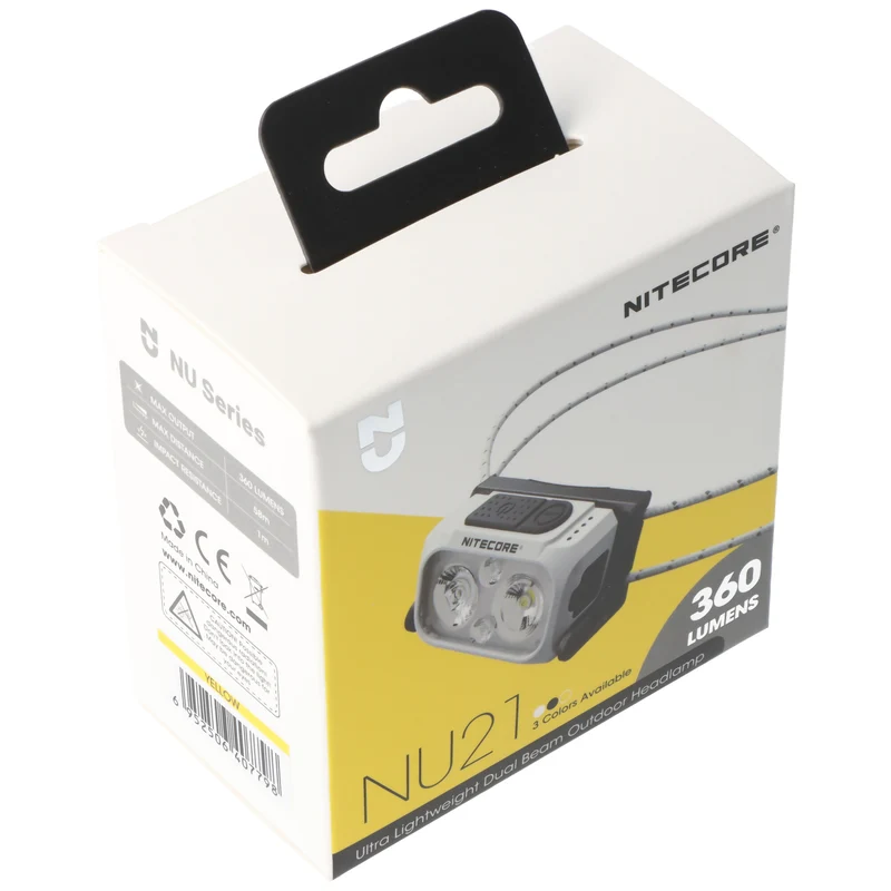 Nitecore NU21 Stirnlampe wiederaufladbar max. 360 Lumen