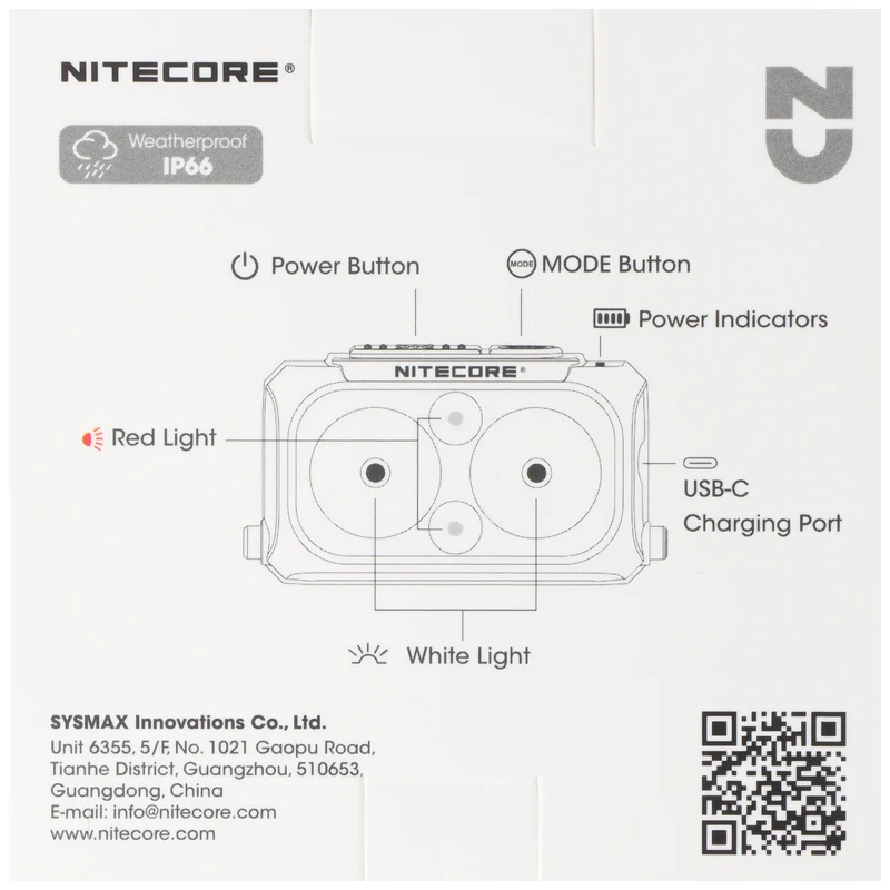 Nitecore NU21 Stirnlampe wiederaufladbar max. 360 Lumen