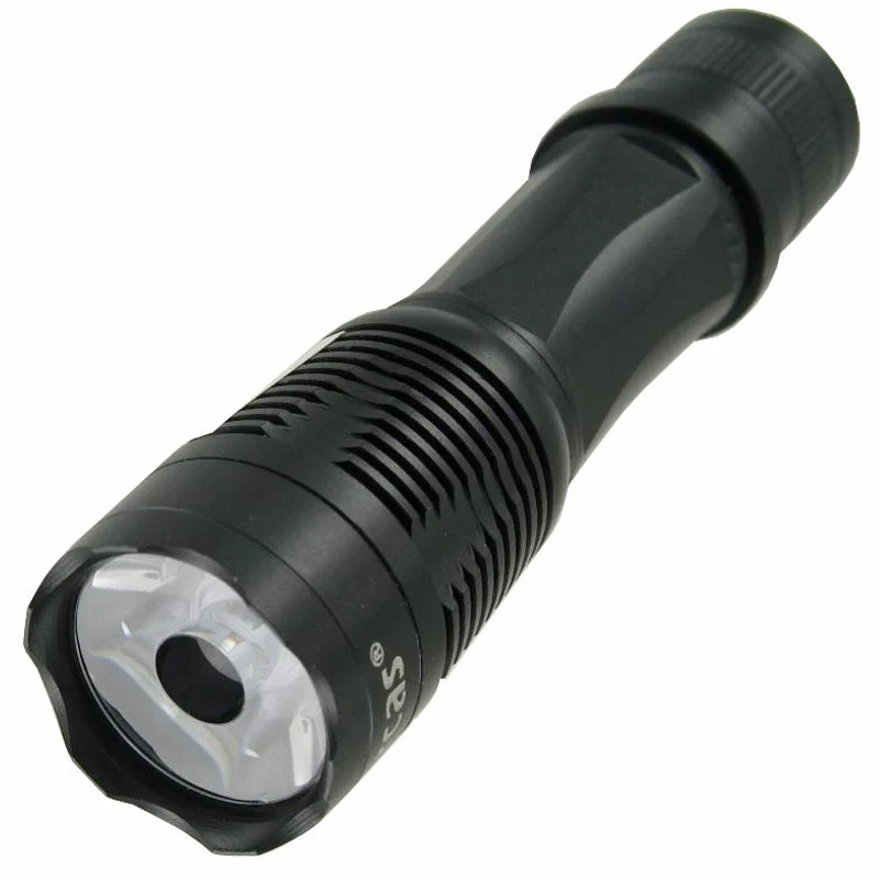 Arcas 1 Watt LED Taschenlampe schwarz inklusive Alkaline Batterie