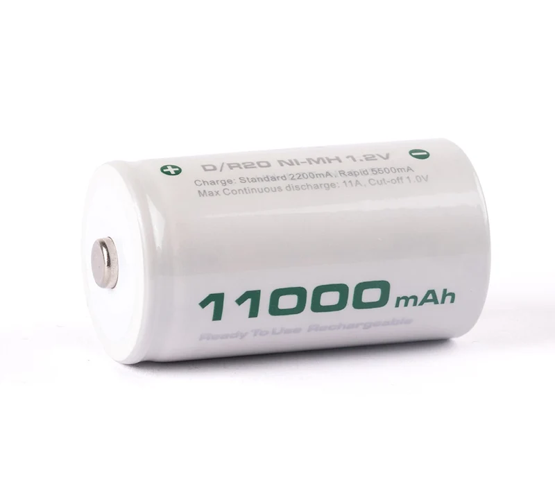 Soshine D Mono R20 wiederaufladbarer NiMH Akku mit 11000mAh
