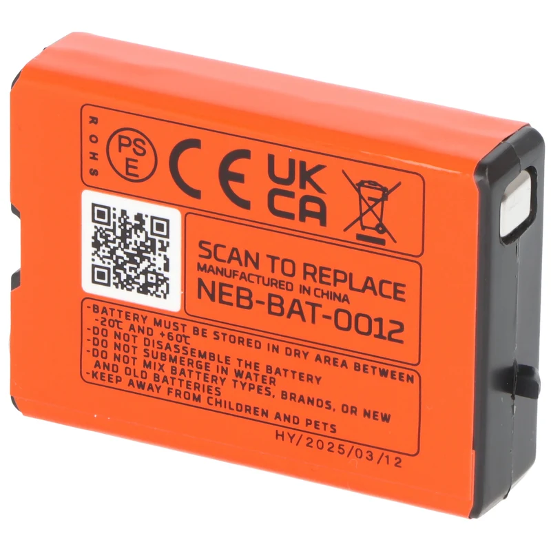 NEBO 1100 mAh Li-Ion Akku – 3,7 V / 4,07 Wh mit USB-C