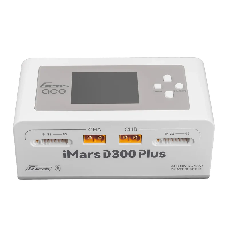 Gens Ace iMars D300 Plus Smart Charger | Zweikanalig | G-tech | EB Schwarz