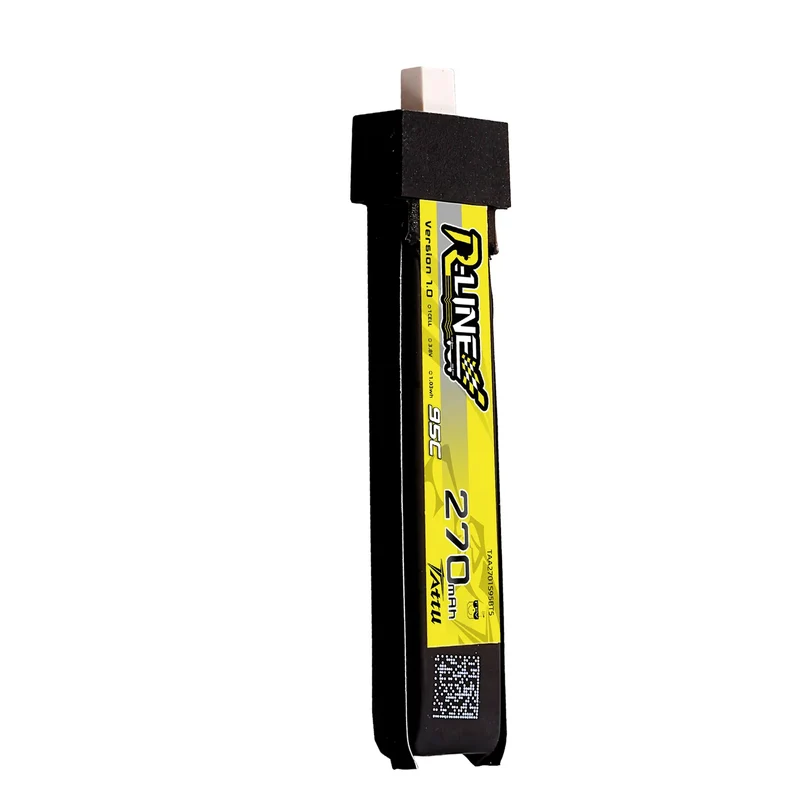 Tattu 270mAh 1S 95C 3,8V HV LiPo-Akku mit BT2.0-Stecker ( 5 St. )