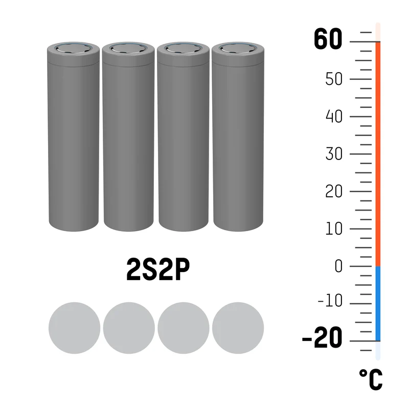 Ansmann Lithium-Ionen Akkupack 7,2 V/6700 mAh/2S2P, ideal für mobile Anwendungen