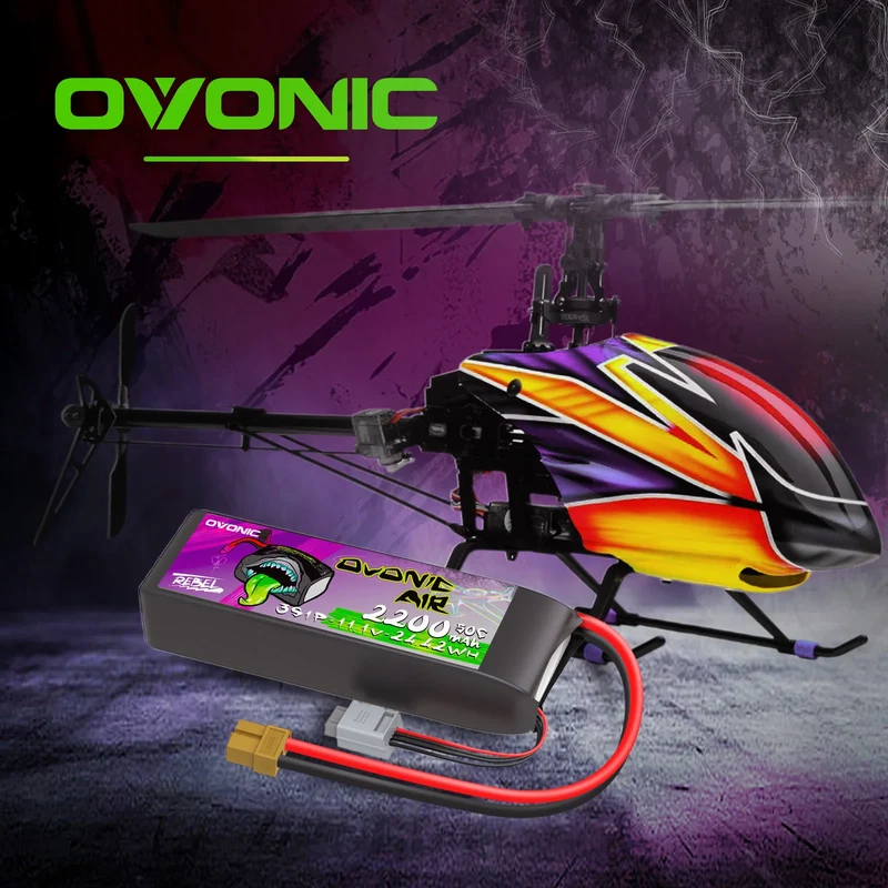 Ovonic Rebel 2.0 3S 11,1V 2200mAh 50C LiPo mit XT60-Stecker (2 St. )