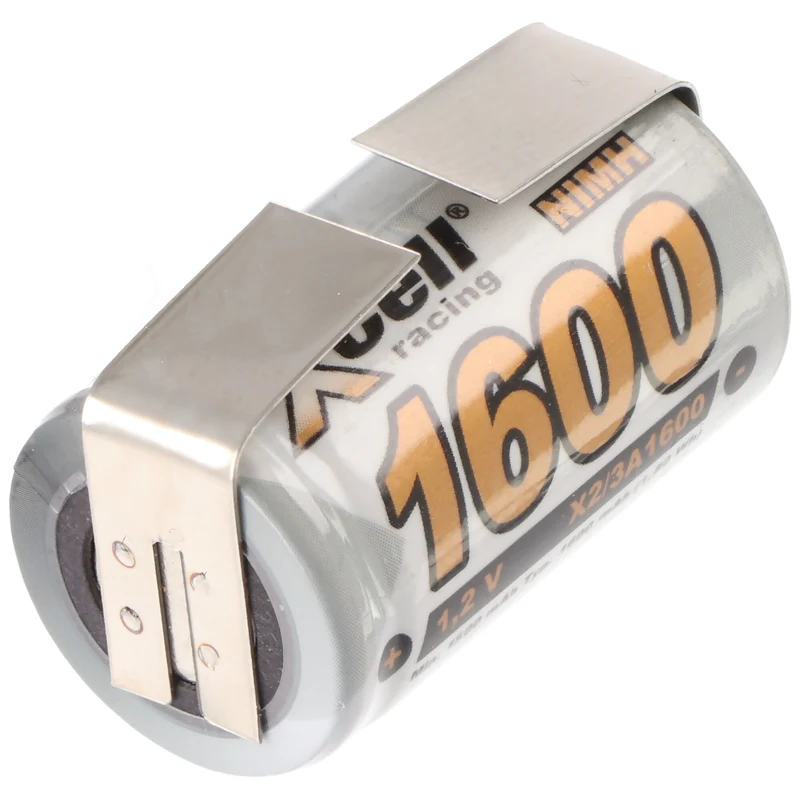 XCell NiMH Akku 2/3A 1600mAh NiMH Akku mit Lötfahne in U-Form