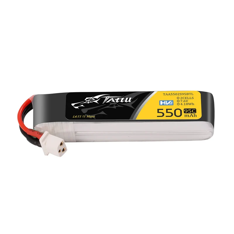 Tattu 550mAh 2S 95C 7,6V HV LiPo-Akku mit BT3.0-Stecker