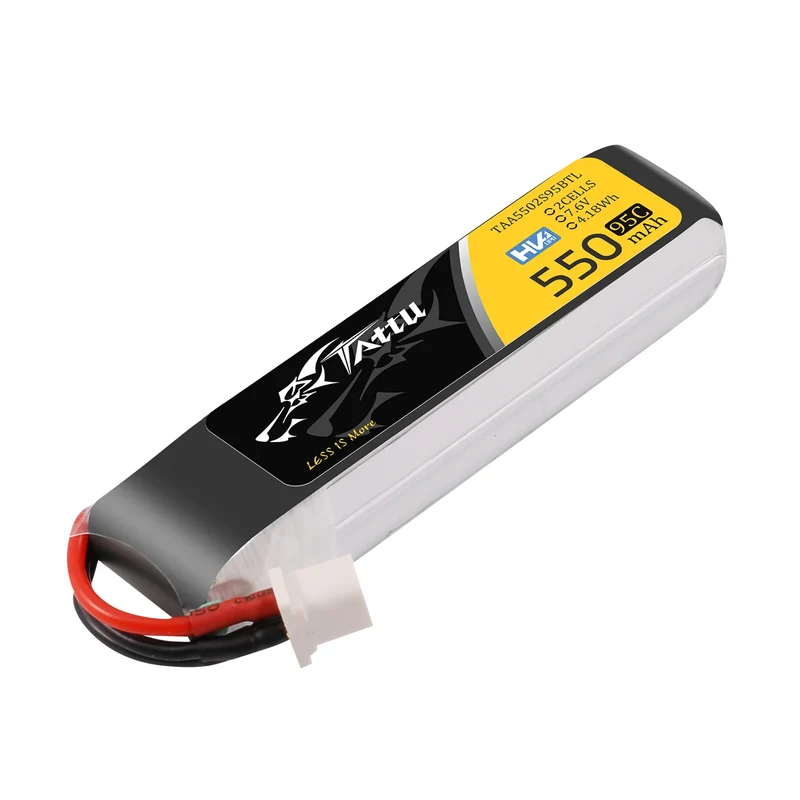 Tattu 550mAh 2S 95C 7,6V HV LiPo-Akku mit BT3.0-Stecker