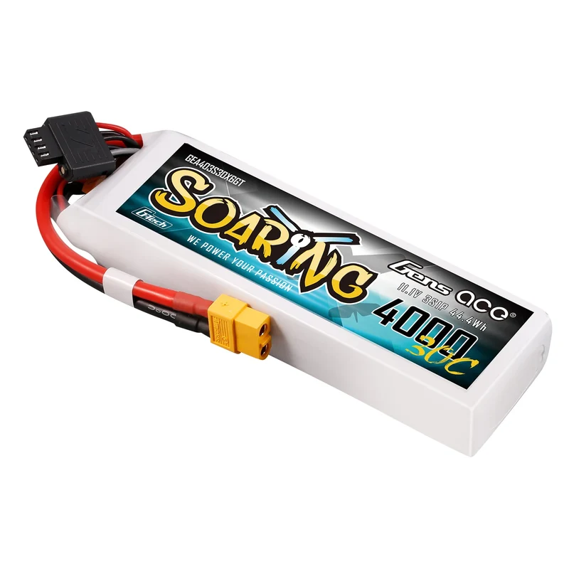 Gens Ace 4000mAh 3S 30C LiPo-Akku mit XT60 | Soaring | G-Tech