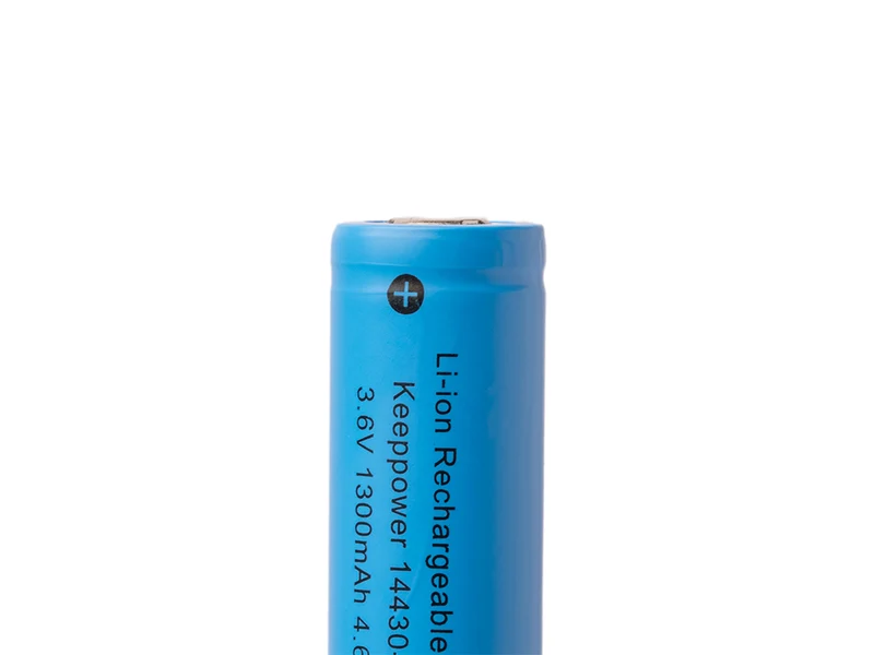 Keeppower 14430 mit 1300mAh 3,6Volt - 3,7Volt Lithium-Ionen-Zelle (ohne Schutzelektronik),Kompakte Power für anspruchsvolle Anwendungen