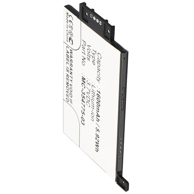 AccuCell Akku passend für Amazon Kindle Paperwhite 2014, EY21, DP75SDI, 170-1056-00 3,7 Volt 1600mAh mit 4 Kontakten