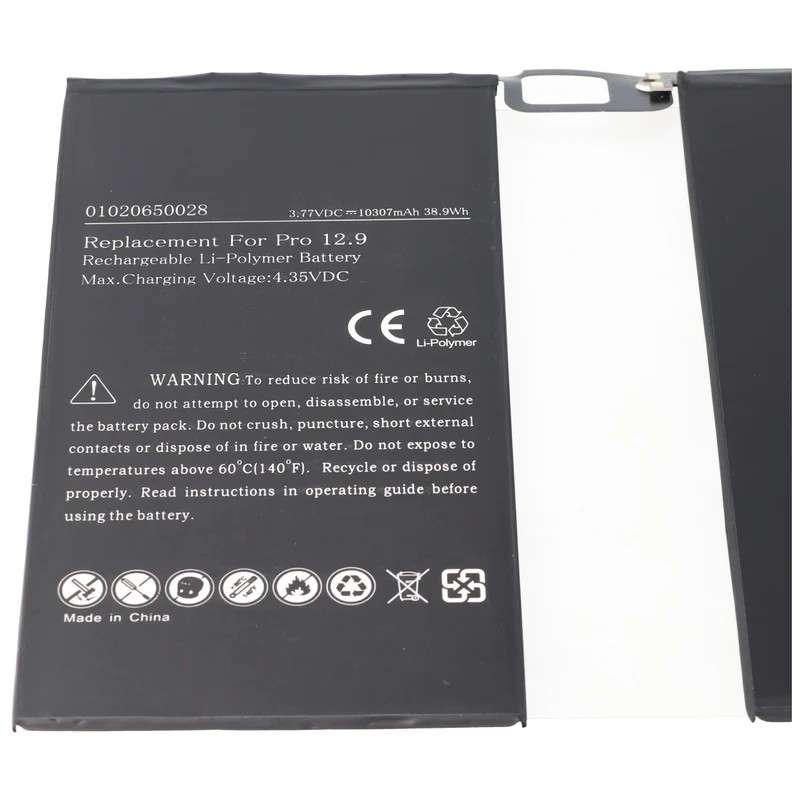 AccuCell Akku passend für den Apple iPad Pro 12.9 Akku A1577, A1584, A1652, iPad Pro, iPad Pro 12.9, iPad Pro 12.9"