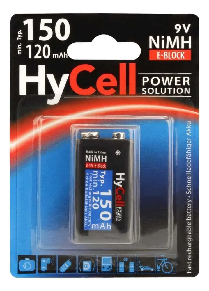 HyCell NiMH-Akku Typ 150 E-Block 120mAh