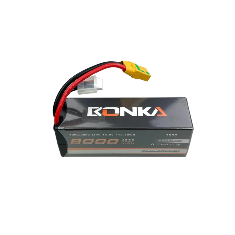 Bonka 4S 8000mAh 14,8V 100C XT90 Antiblitz Lipo Akku