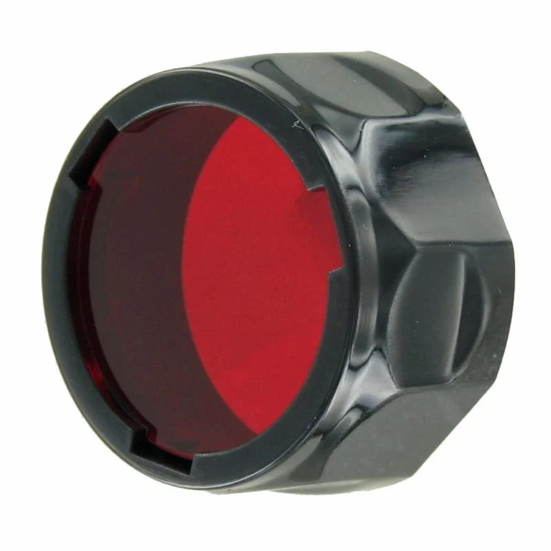 AccuCell Rot Filter für Fenix Taschenlampe E35UE, PD35, PD12, UC35, UC40, HP01