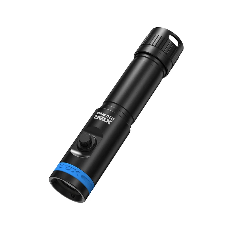 Xtar Tauchlampe D20 PRESS Super Mini SET mit Ladegerät und 1x 18650 Li-Ion Akku